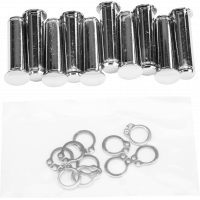 PIVOT PIN AND CLIP `04-19 XL CHROME