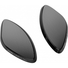 MIRROR BLOCK OFF PLATES PAIR BLACK APR