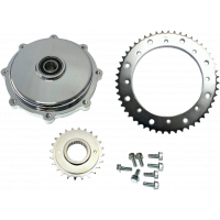 CUSH DRIVE CHAIN CONV KIT CHROME `17-UP FLH/FLT