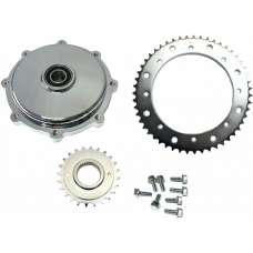 CUSH DRIVE CHAIN CONV KIT CHROME `09-16 FLH/FLT