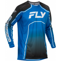 YOUTH RAYCE BICYCLE JERSEY BLUE/BLACK/WHITE YL