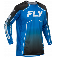 YOUTH RAYCE BICYCLE JERSEY BLUE/BLACK/WHITE YL