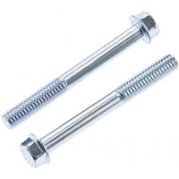 8MM HEX HEAD FLANGE BOLT 6X1.0X50MM 10/PK