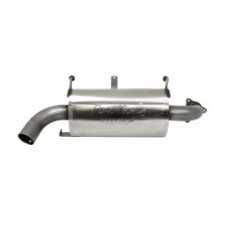 SINGLE SLIP-ON SYSTEM W/ OVAL SPORT MUFFLER CHROME