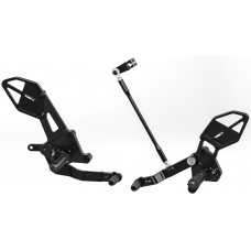 REAR SET COMPLETE BLK YAM