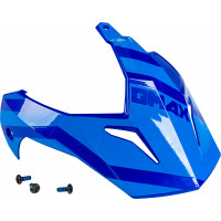 VISOR W/SCREWS TRAPPER BLUE/GREY GM-11S
