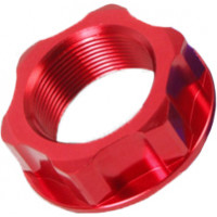 STEERING STEM NUT & BOLT RED M22X27-P1.0 H12