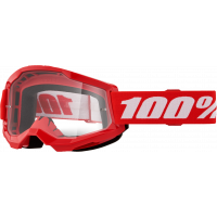 STRATA 2 JUNIOR GOGGLE RED CLEAR LENS
