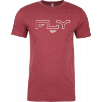 FLY EDGE TEE CARDINAL 2X