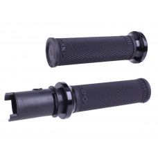 LOCK-ON RUFFIAN GRIPS BLACK/BLACK CVO `23-24