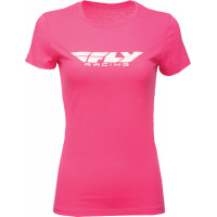 WOMEN'S FLY CORPORATE TEE RASPBERRY 2X