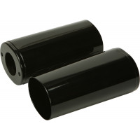 UPPER FORK TUBE COVERS BLACK TOURING 84-13 FLST 86-14