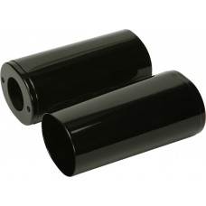 UPPER FORK TUBE COVERS BLACK TOURING 84-13 FLST 86-14