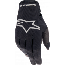RADAR GLOVES BLACK/BRUSHED SILVER LG