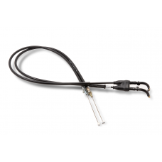 BLACK VINYL THROTTLE CABLE PUSH-PULL  SET HON