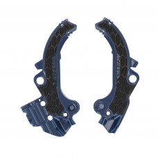 FRAME GUARDS- X-GRIP BLUE/BLACK