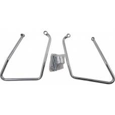 SADDLEBAG SUPPORTS CHROME LATE SPORTSTER