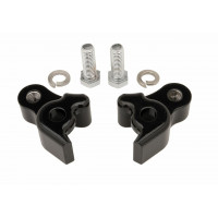 REAR LOWERING BLOCKS BLK FLT 09-16