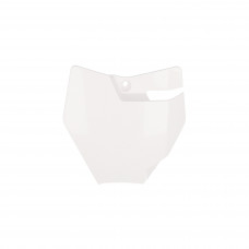 FRONT NUMBER PLATE WHITE GAS/KTM