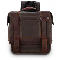 THROWOVER SADDLEBAG DARK OAK