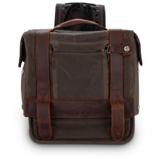 THROWOVER SADDLEBAG DARK OAK THROWOVER SADDLEBAG DARK OAK