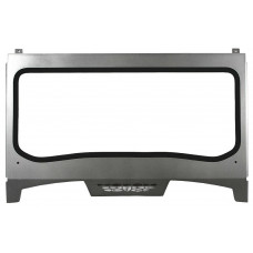ASYLUM FRONT WINDSHIELD W/PCKT TITANIUM METALLIC