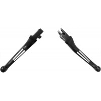 2-SLOT LEVER SET  BLACK BIG TWIN 86-06  XL 96-03
