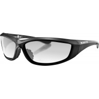 CHARGER SUNGLASSES BLACK W/CLEAR LENS