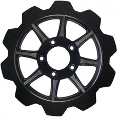 HIGH CARBON STEEL PHOENIX FRONT ROTOR BLACK 11.8