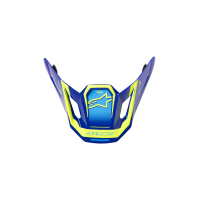 SM7 DEED VISOR ECE06 BLUE/YELLOW FLUO GLOSSY