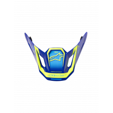 SM7 DEED VISOR ECE06 BLUE/YELLOW FLUO GLOSSY