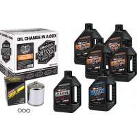 V-TWIN OIL CHANGE KIT MINERAL EVO CHROME FILTER