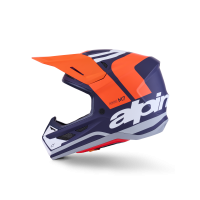 SM7 CORE HELMET ORNG/BLUE MATT 2X