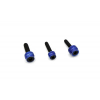 CHACHO'S BOLT KIT BLUE M8 ENG TRANS PRIM BLK