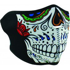 NEOPRENE HALF MASK MUERTE SKULL NEOPRENE HALF MASK MUERTE SKULL