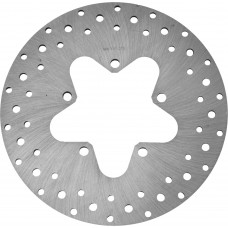 STEEL REAR ROTOR 11.5 DRILLED TOURING 86-99 MACHINED