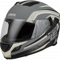 FF-18 DRIFT HELMET MATTE GREY/SILVER/BLACK 2X