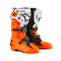 TECH 10 ENDURO BOOTS ORANGE FLUO/BLACK/WHITE 7