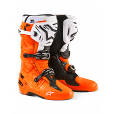 TECH 10 ENDURO BOOTS ORANGE FLUO/BLACK/WHITE 10