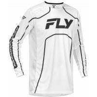 YOUTH RAYCE BICYCLE JERSEY WHITE/BLACK YL