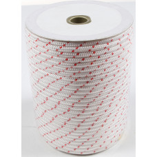 NYLON STARTER ROPE POLYESTER WHITE/RED 3/16