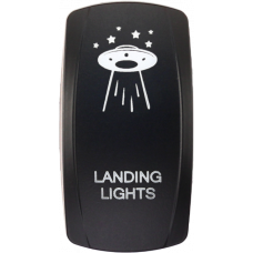 DASH SWITCH ROCKER FACE LANDING LIGHTS