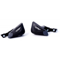 FRAME SLIDER PRO RUBBER END BUMPERS PAIR GREEN