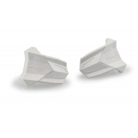 RUBBER END REPLACEMENT FRAME SLIDER R19 PAIR WHITE