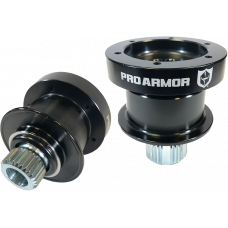 QUICK RELEASE STEERING WHEEL HUB BLACK