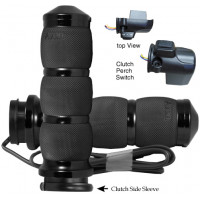 AIR CUSHION FBW HEATED GRIPS 15-UP FLTR BLACK