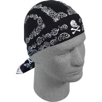 FLYDANNA SKULL PAISLEY BLACK