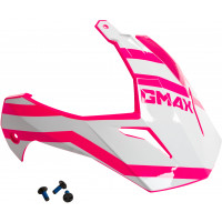 VISOR W/SCREWS TRAPPER PINK/WHITE/GREY GM-11S