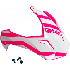 VISOR W/SCREWS TRAPPER PINK/WHITE/GREY GM-11S