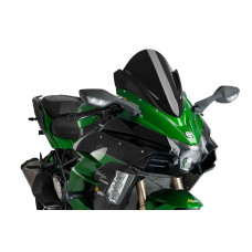 WINDSCREEN Z-RACING BLACK KAW